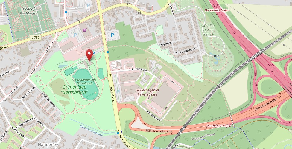 Karte Anfahrt BSV Kirchlinde